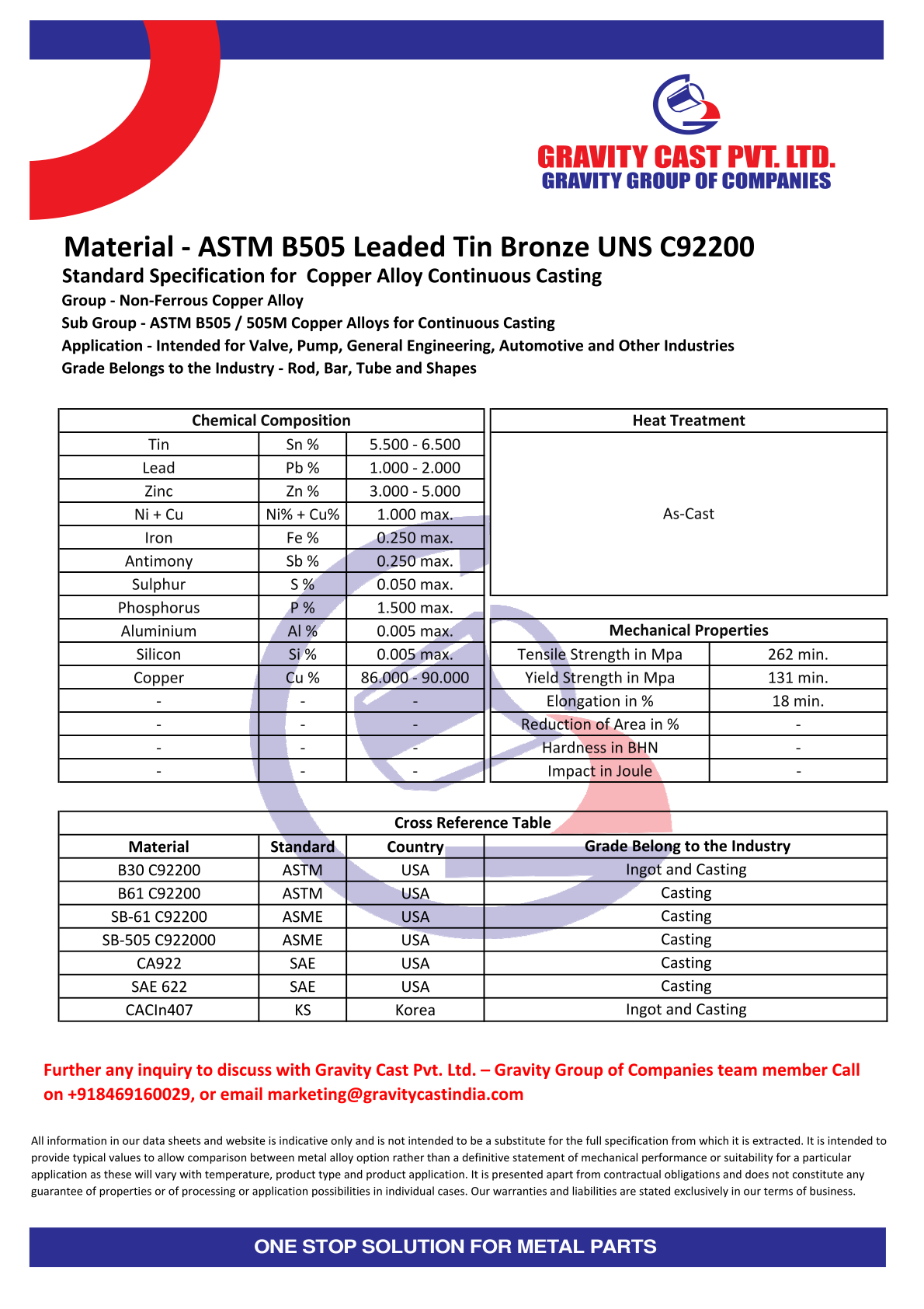 ASTM B505 Leaded Tin Bronze UNS C92200.pdf